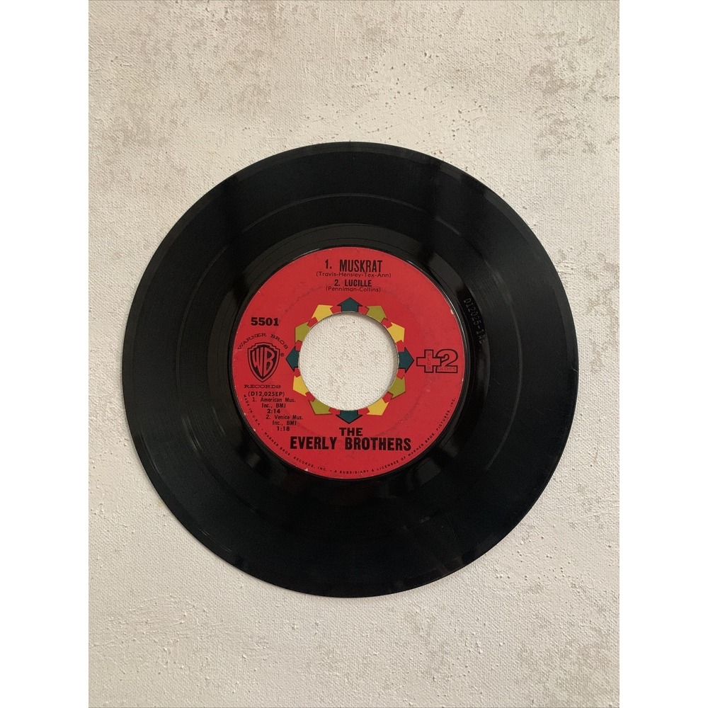 The Everly Brothers – Muskrat EP 1961 Warner Bros Pop Rock VG Plays Clean